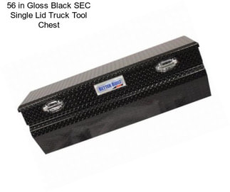 56 in Gloss Black SEC Single Lid Truck Tool Chest