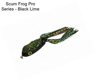 Scum Frog Pro Series - Black Lime