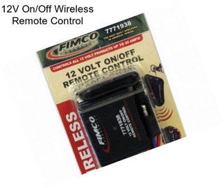 12V On/Off Wireless Remote Control