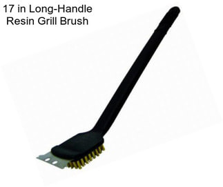 17 in Long-Handle Resin Grill Brush