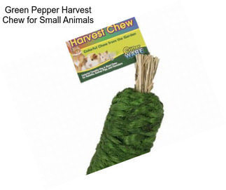 Green Pepper Harvest Chew for Small Animals