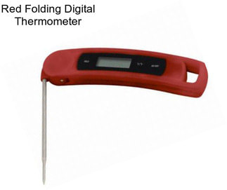 Red Folding Digital Thermometer