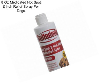 8 Oz Medicated Hot Spot & Itch Relief Spray For Dogs