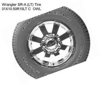 Wrangler SR-A (LT) Tire 31X10.50R15LT C  OWL