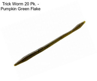 Trick Worm 20 Pk. - Pumpkin Green Flake
