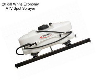 20 gal White Economy ATV Spot Sprayer