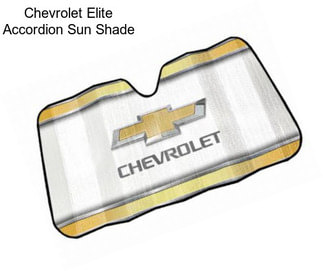 Chevrolet Elite Accordion Sun Shade