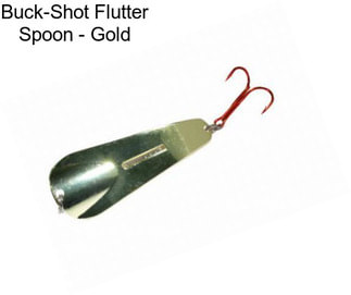 Buck-Shot Flutter Spoon - Gold
