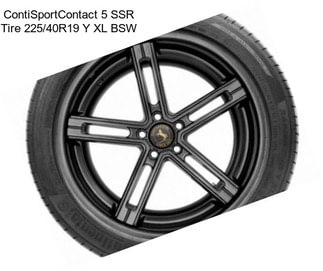 ContiSportContact 5 SSR Tire 225/40R19 Y XL BSW