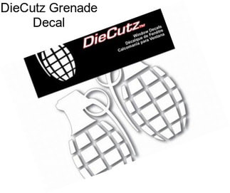 DieCutz Grenade Decal
