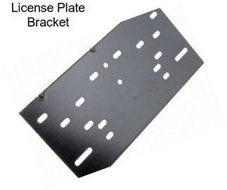 License Plate Bracket