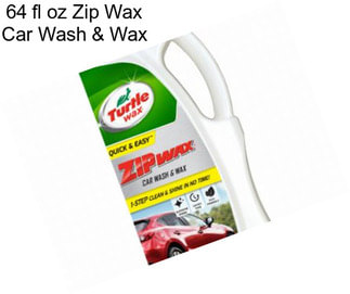 64 fl oz Zip Wax Car Wash & Wax