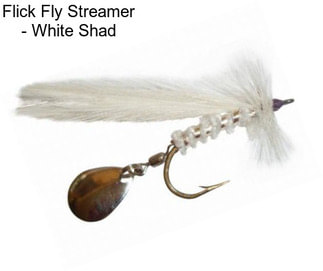 Flick Fly Streamer - White Shad