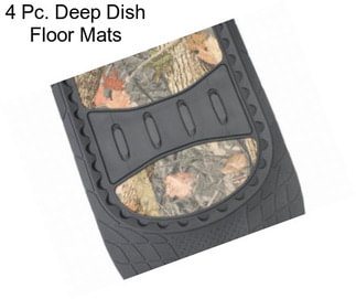 4 Pc. Deep Dish Floor Mats