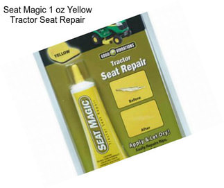 Seat Magic 1 oz Yellow Tractor Seat Repair