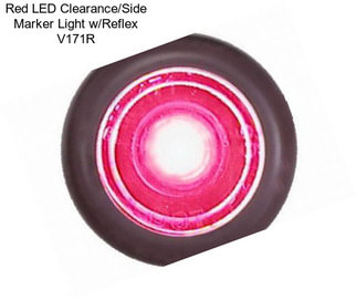 Red LED Clearance/Side Marker Light w/Reflex V171R