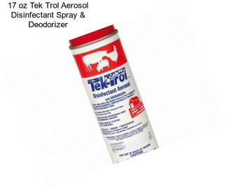 17 oz Tek Trol Aerosol Disinfectant Spray & Deodorizer