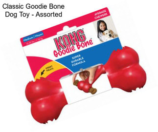 Classic Goodie Bone Dog Toy - Assorted