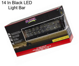 14 In Black LED Light Bar