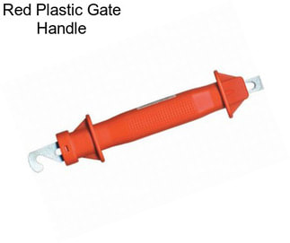 Red Plastic Gate Handle