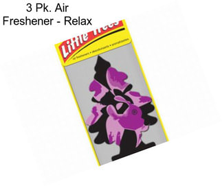 3 Pk. Air Freshener - Relax