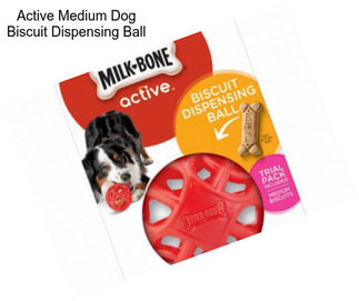 Active Medium Dog Biscuit Dispensing Ball