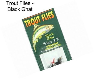 Trout Flies - Black Gnat