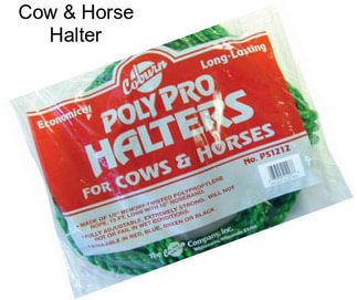 Cow & Horse Halter