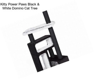 Kitty Power Paws Black & White Domino Cat Tree