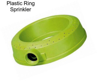 Plastic Ring Sprinkler