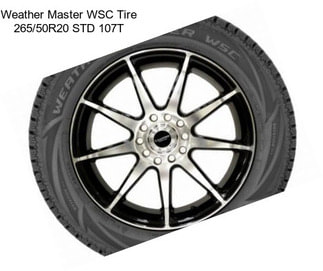 Weather Master WSC Tire 265/50R20 STD 107T