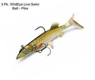 3 Pk. WildEye Live Swim Bait - Pike