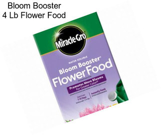 Bloom Booster 4 Lb Flower Food