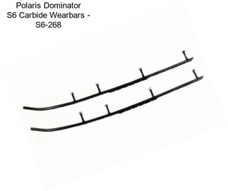 Polaris Dominator S6 Carbide Wearbars - S6-268