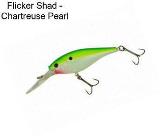 Flicker Shad - Chartreuse Pearl