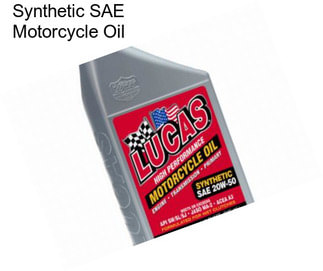 Synthetic SAE Motorcycle Oil