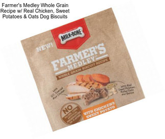 Farmer\'s Medley Whole Grain Recipe w/ Real Chicken, Sweet Potatoes & Oats Dog Biscuits