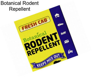 Botanical Rodent Repellent