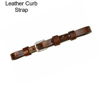 Leather Curb Strap