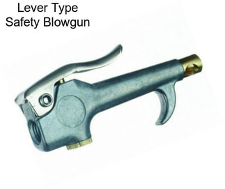Lever Type Safety Blowgun