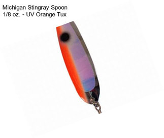 Michigan Stingray Spoon 1/8 oz. - UV Orange Tux