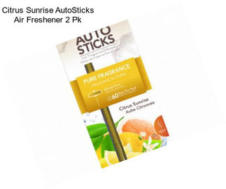 Citrus Sunrise AutoSticks Air Freshener 2 Pk