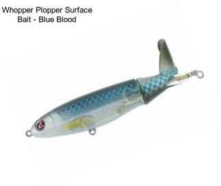 Whopper Plopper Surface Bait - Blue Blood