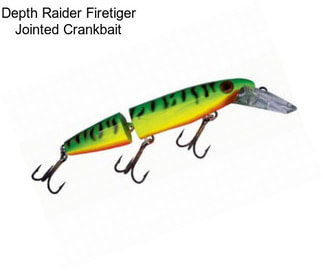 Depth Raider Firetiger Jointed Crankbait