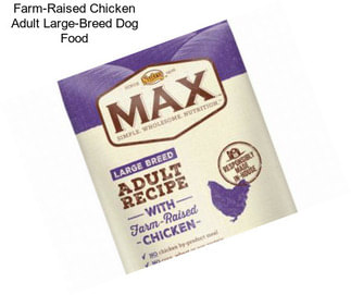 Farm-Raised Chicken Adult Large-Breed Dog Food