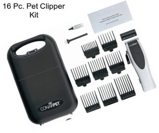 16 Pc. Pet Clipper Kit