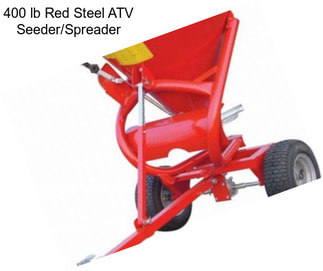 400 lb Red Steel ATV Seeder/Spreader