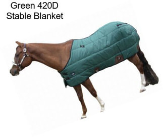 Green 420D Stable Blanket