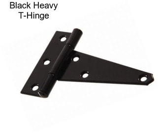Black Heavy T-Hinge