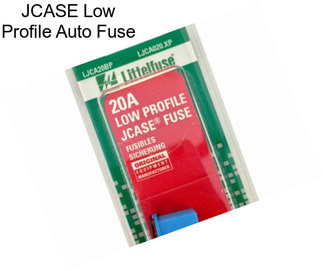 JCASE Low Profile Auto Fuse